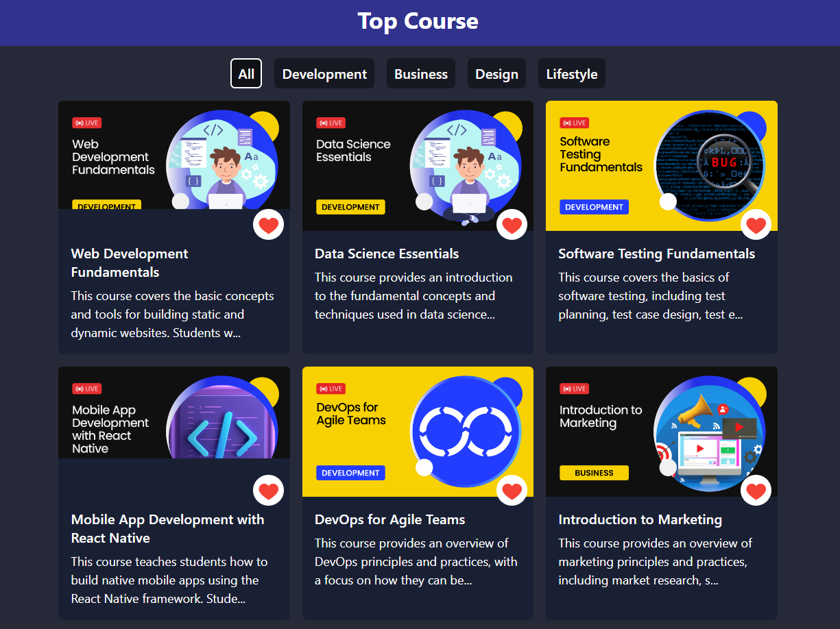 Top Courses