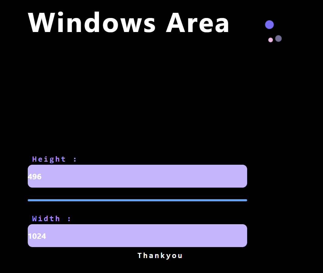 Windows Area Finder