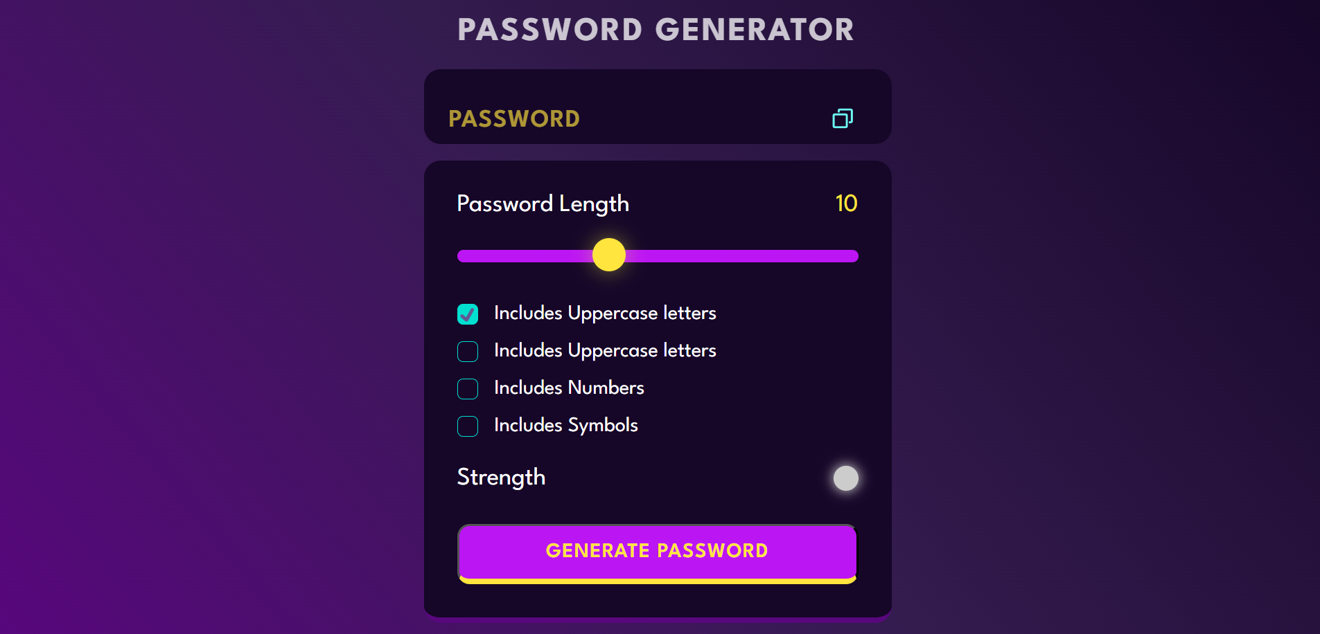 Password Generator